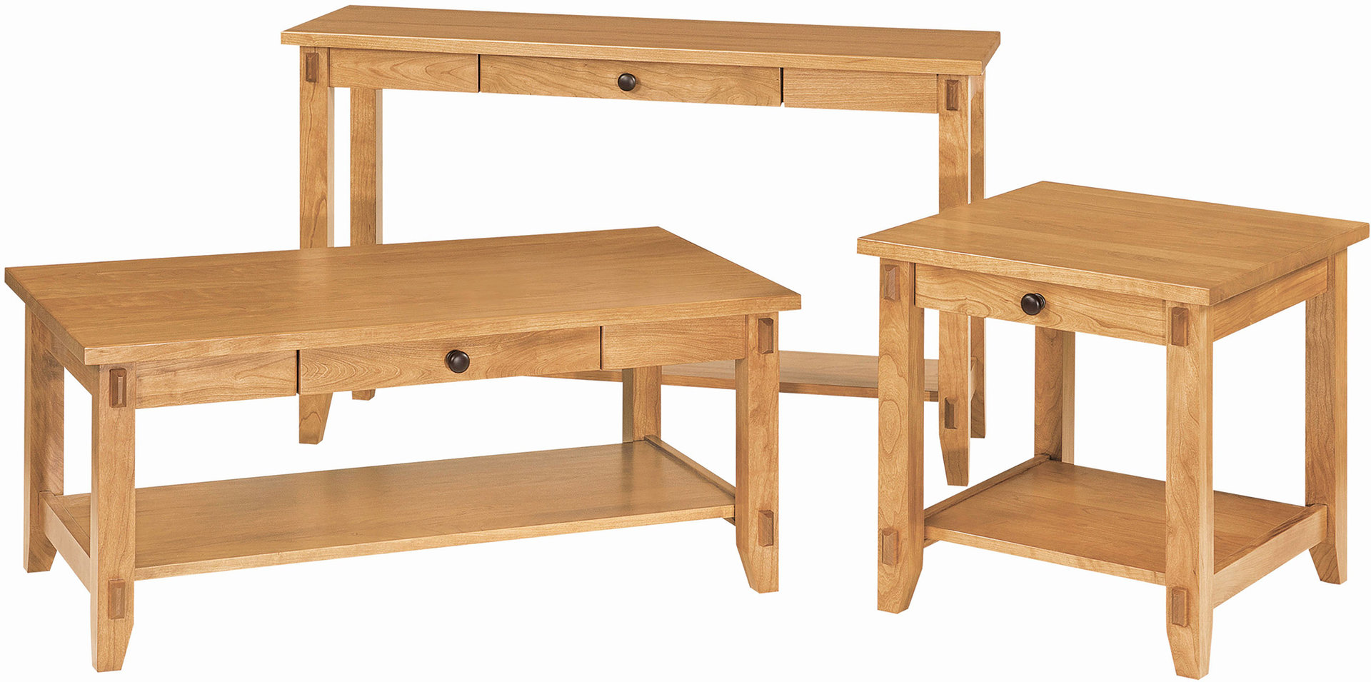 Bungalow Brown Maple Occasional Tables