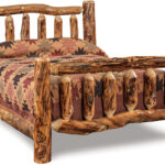 Aspen Queen Log Bed