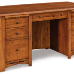 Boulder Creek Curved Top Desk