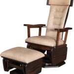 London Swivel Glider with Ottoman