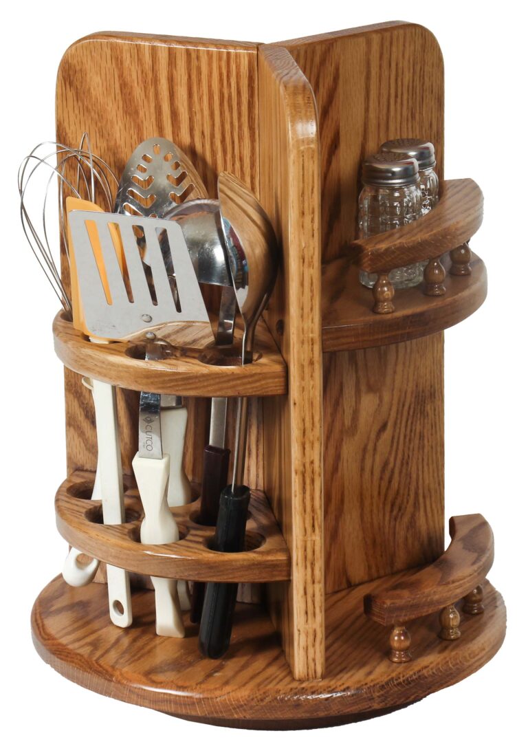 Amish Kitchen Utensil Lazy Susan