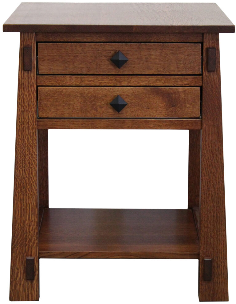 Custom Antique Mission End Table