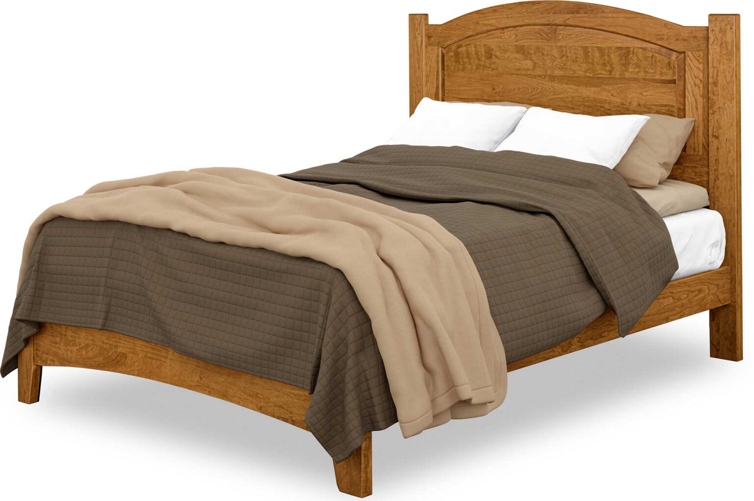 Carlston Low Footboard Bed Amish Bed Solid Hardwood Bed