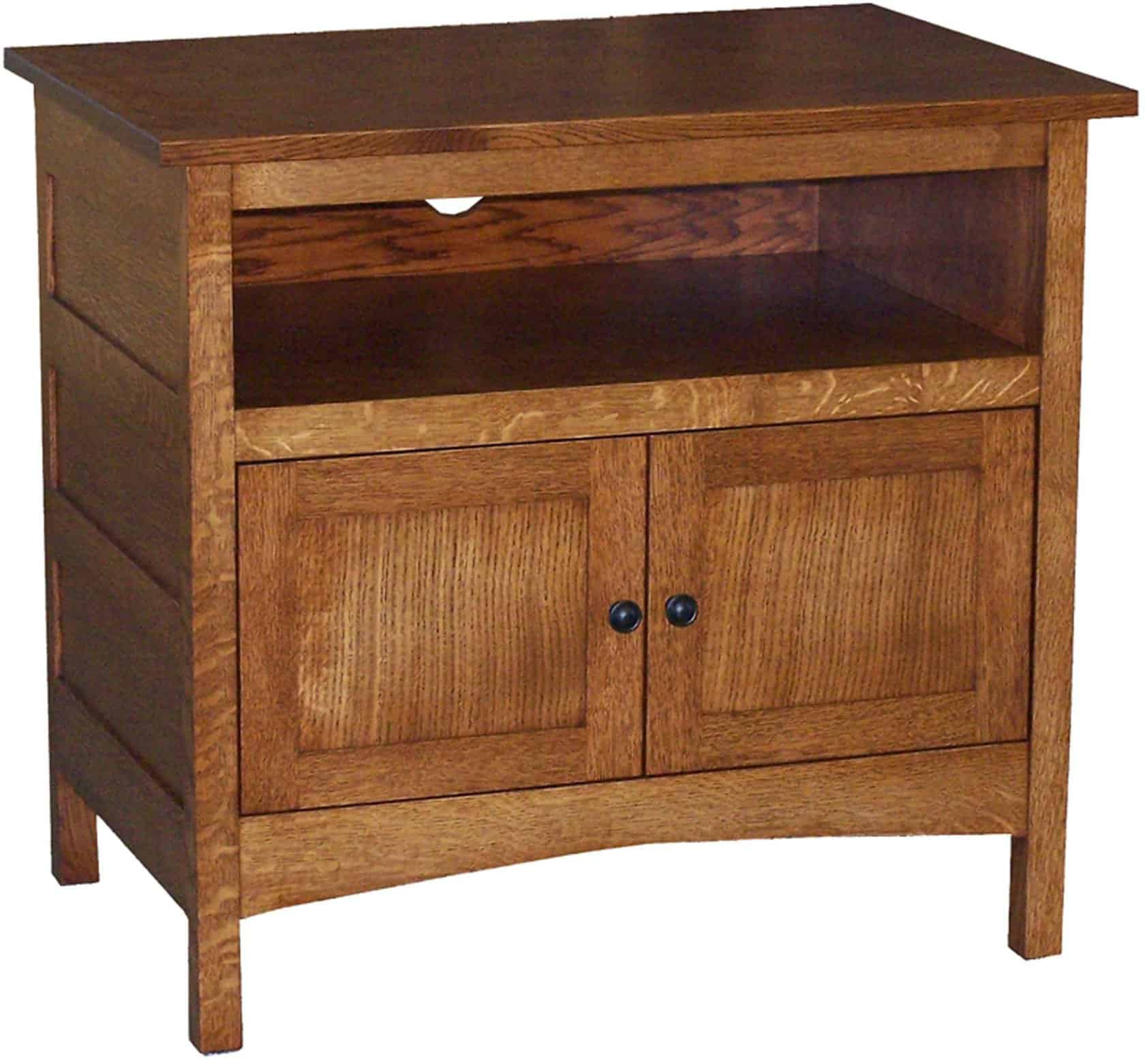 Granny Mission Solid Wood TV Stand Solid Hardwood TV Stand