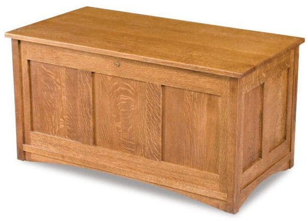 Quarter Sawn White Oak Amish Children's Furniture Box