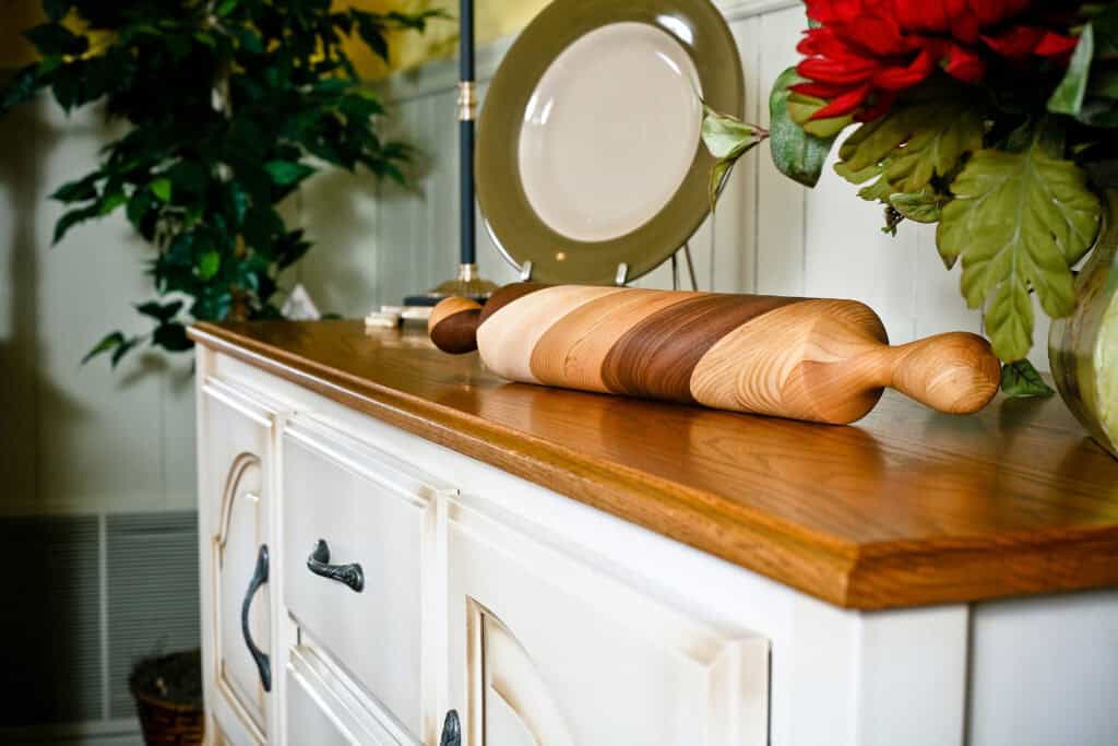 Handcrafted Rolling Pin on Buffet