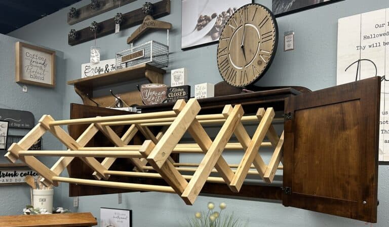 Custom Fold Out Wall Mounted Drying Rack